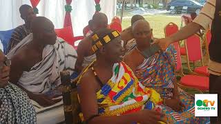 Nana Kojo Dum IV Chief of Ajumako Ochiso speaks after ODA Homecoming Fundraising Durbar [upl. by Lidaa850]