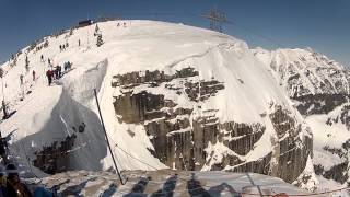 Jeff Leger Cliff Drop  Corbets Couloir [upl. by Aikim913]