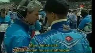 Why Schumacher celebrated on the podium after Sennas death [upl. by Melisandra]