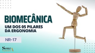 BIOMECÂNICA  Um dos 05 Pilares da Ergonomia  NR 17 [upl. by Eldon]