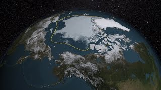 Arctic Sea Ice Minimum 2015 [upl. by Lindo]