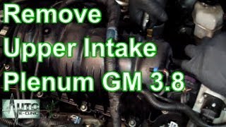 How To Remove the Upper Intake Manifold Plenum GM 38 V6 [upl. by Tratner]