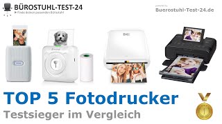 Die besten Fotodrucker 2024 TOP 5 🥇 Testsieger im Vergleich gut und günstig [upl. by Esmond]