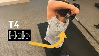 T4 Halo for Improved Thoracic ExtensionShoulder Mobility [upl. by Xila]