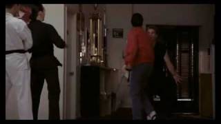 karate kid 3 in dojo fight scene with miyagi and daniel san [upl. by Loella]