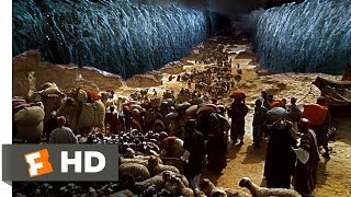 Moses Parts the Sea  The Ten Commandments 610 Movie CLIP 1956 HD [upl. by Atnuahs]