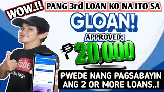 GLOAN  PWEDE NANG PAGSABAYIN ANG 2 OR MORE LOANS  APPROVED 20K SA 3RD LOAN KO  Small King Vlogs [upl. by Nosnehpets]