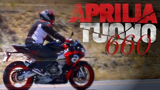 Aprilia Tuono 660 Review [upl. by Adnuhser214]