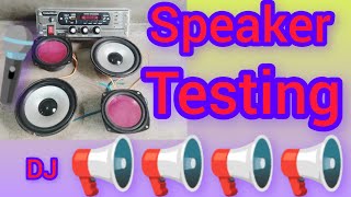 Speaker testing mini music player DJ DJ song Bluetooth amplifier project [upl. by Saberhagen342]