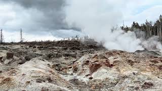 Steamboat Geyser in Yellowstone National Park [upl. by Ettenav270]