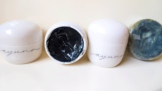 Ayuna  Less Is Beauty Balm Treatment Mask Demo and Review [upl. by Llerdnod]