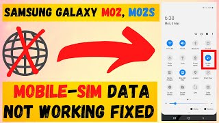 How to fix network problem in Samsung galaxy M02 M02s mobile data not working Galaxy m02 m02s [upl. by Aikat]