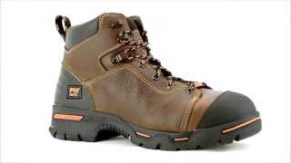 Mens Timberland 47591 Steel Toe WP Work Boot  SteelToeShoescom [upl. by Nagel]