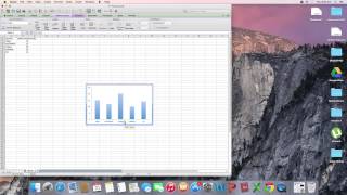 How to draw bar graph on Microsoft Excel 2011 for Mac [upl. by Naujaj]