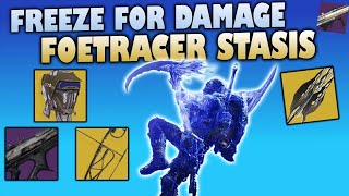 Longer DPS Freeze For Damage Foetracer Stasis Hunter Build  Destiny 2 Season 22 [upl. by Ylrak803]