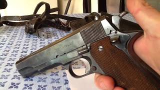 STAR Model quotPquot 45 ACP Pistol Review and Field Strip Disassembly and ReAssembly [upl. by Annavoig633]