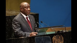 Live — South Africa President Ramaphosa addresses 79th UNGA session [upl. by Adnarim]