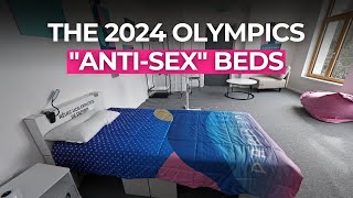 Exclusive Look At The 2024 Olympics quotAntiSexquot Beds [upl. by Ramej752]