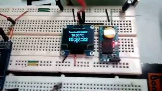 Test ESP32  DS3231  OLED ssd1306 [upl. by Olra]