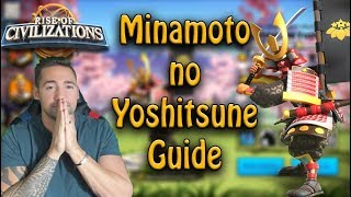 Minamoto no Yoshitsune Full Guide Review  Talent amp Skills  Rise of Civilizations [upl. by Emlyn]