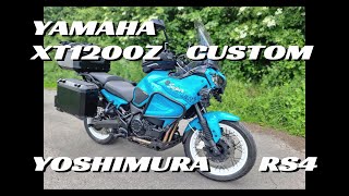 YAMAHA XT1200Z SUPER TENERE CUSTOM WITH YOSHIMURA RS4 EXHAUST LOOKING AROUND [upl. by Lyrej]