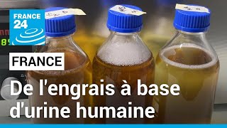 Recycler l’urine humaine pour l’agriculture le pari d’une startup française • FRANCE 24 [upl. by Ailemrac]