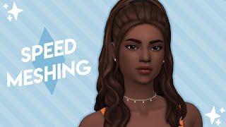 The Sims 4 Speed Meshing 18  Isabella Hair [upl. by Asante]