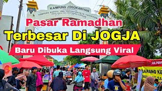 Pasar Ramadhan Terbesar Di Jogja Kampung Ramadhan Jogokariyan 2024 Baru Dibuka Langsung Viral [upl. by Odraode]