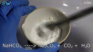 Making Sodium Carbonate from Baking soda  NaHCO3 Decomposition  HINDI [upl. by Ilehs]