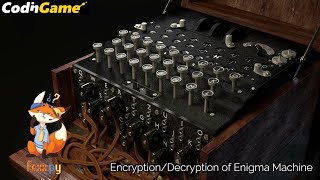 Codingame  Puzzle facile  37 EncryptionDecryption of Enigma Machine Python3 [upl. by Shinberg]