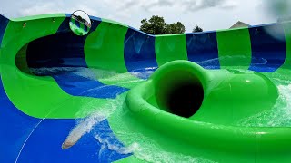 FAST Bullet Bowl Water Slide at SplashDown Beach [upl. by Tezile]