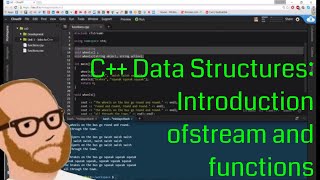 Data Structures in C  Intro to C  Day 5  ofstream and functions [upl. by Harmaning]