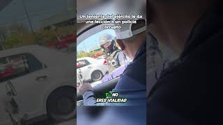 Policía corrupto para un hombre pero no sabía que era un teniente del ejército [upl. by Clarissa866]