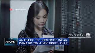 Anabatic Technologies Incar Dana Rp 396 M dari Rights Issue [upl. by Dlaniger]