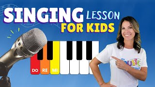 First Singing Lesson for Kids Solfege Lesson 1 [upl. by Aivatan]