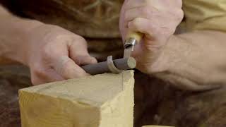 Swedish Knife Grip Sessions NO12 part 2 Honing and Stropping a Hook Knife [upl. by Cappella]