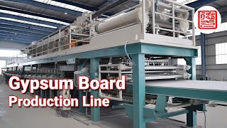 Efficient Gypsum Board Manufacturing Machines and Production Line Explained  Gypsum board [upl. by Ecidnacal949]