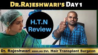 DrRajeshWaris Day 1 Hair Transplantation Review [upl. by Edva]