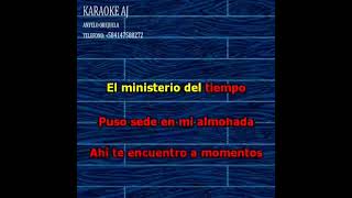 Karaoke  Ricardo Arjona  Minutos [upl. by Pax36]