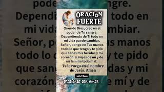 Oración fuerte y poderosa oracionespoderosas oracionesconamor oracioneselanoche oracionesdefe [upl. by Benni]