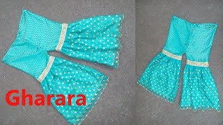 Gharara How to Draft Cut and Stitch Gharara in Professional Style Easy amp Simple Method Pakistani [upl. by Airdnek]