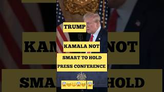 Watch SMART Trump holds Press conference 😱😱😱🥹Attacking Kamala😳😳😱😱 [upl. by Llegna]