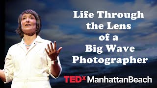 The joy and perils of photographing big wave surfers  Sachi Cunningham  TEDxManhattanBeach [upl. by Jaf549]