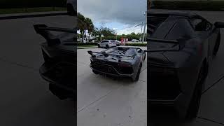 Lamborghini Aventador SVJ at Lamborghini Miami [upl. by Eliseo]