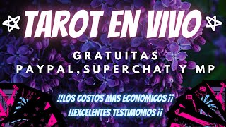 TAROT EN VIVO GRATUITAS Y PAYPAL🔮⭐️ [upl. by Rockel978]