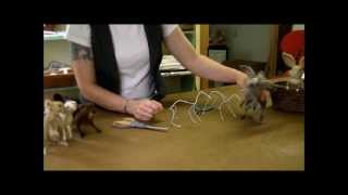 How To Needle Felt  Armature Sarafina Fiber Art Episode 1 [upl. by Anevad102]