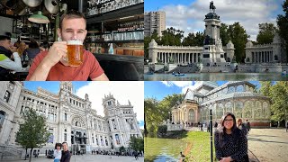 ¡Día de TAPAS y Comida PERUANA en MADRID Conociendo lo mejor del Parque de el Retiró 🇪🇸😍 [upl. by Hirschfeld]