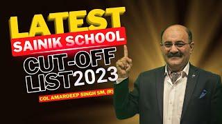 Here is the Latest Sainik School Cut Off List 2023  Sainik school cut off 2023 class 6 and class 9 [upl. by Lawford]