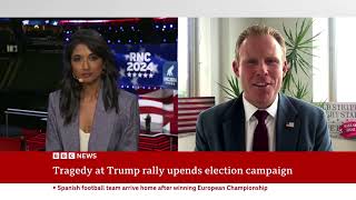 Andrew Giuliani joins BBC Verified to discuss the assassination attempt on President Trump and RNC [upl. by Saleme]