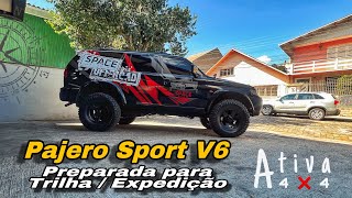 Pajero V6 Preparada para Trilha e Expedição [upl. by Adnawal]